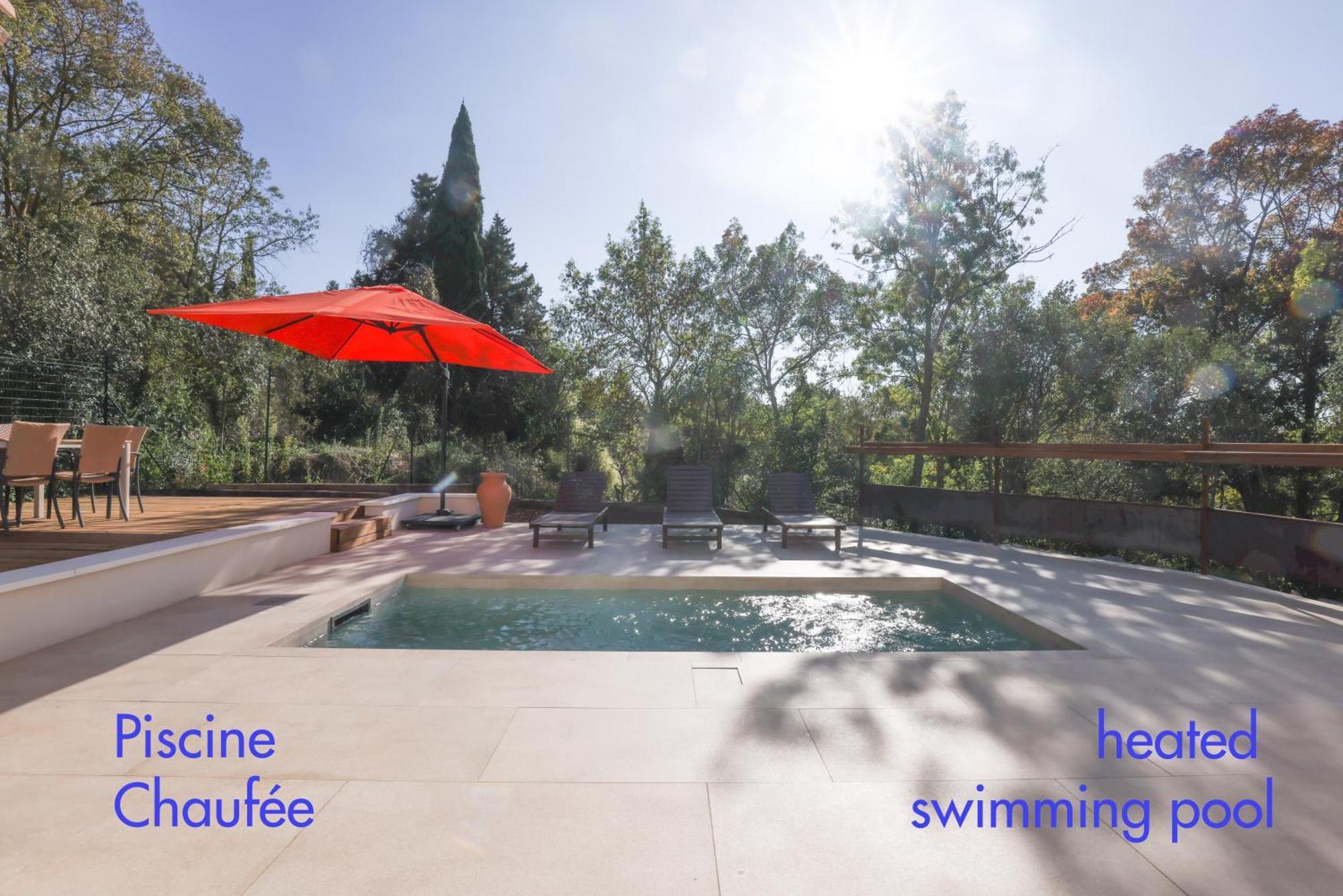 Villa St Francois Piscine Privee Chauffee ,Clim ,Parking Gratuit カルカソンヌ エクステリア 写真